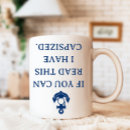 Search for if you can read this mugs Funny