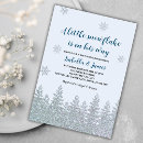 Search for snowflake baby boy shower invitations Is on the way