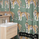 Search for jungle shower curtains Tiger