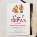 Recherche de bière pizza invitations Fête d'anniversaire