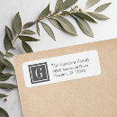 Search for charcoal return address labels Classic