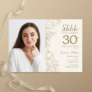 Search for photo 30th birthday invitations Modern