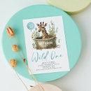 Recherche de cute 1ans anniversaire invitations Sauvage