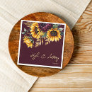 Search for sunflower napkins Elegant