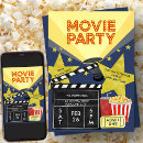 Recherche de popcorn party invitations Fête du sommeil