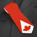 Search for canadian ties Red and white