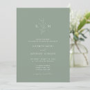 Search for olive leaf wedding invitations Elegant script calligraphy