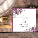 Search for 90th birthday napkins Purple