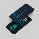 Search for computer tech business cards Software developer