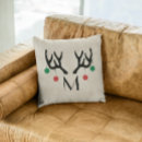 Search for christmas reindeer pillows Simple