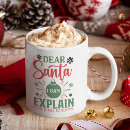 Search for can explain mugs Santa