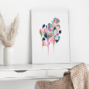 Recherche de floral abstrait art Jolie
