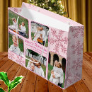 Search for pink snowflake gift bags Festive