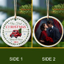 Search for red truck christmas decor Vintage pickup truck