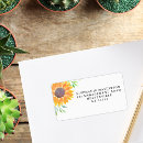 Search for country sunflower return address labels Fall