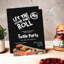 Search for let roll invitations Sushi party