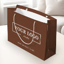 Search for shopping gift wrap business logo