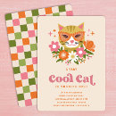 Search for cool cats invitations Cute