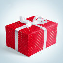 Recherche de points rouges papier cadeau Amusant