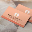 Search for peach business cards Therapist