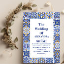 Search for mexican tile wedding invitations Spanish