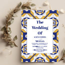 Search for mexican tile wedding invitations Spanish