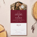 Search for cranberry wedding invitations Elegant