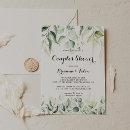 Search for eucalyptus couples shower invitations Calligraphy