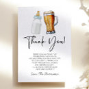 Search for beer thank you cards A baby is brewing