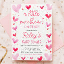 Search for sweetheart baby shower invitations A little sweetheart