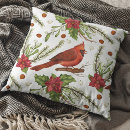 Search for cardinal christmas pillows Botanical