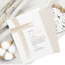 Recherche de cross christening invitations Classique