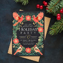 Search for cardinal christmas invitations Rustic