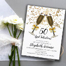 Recherche de gold confetti anniversaire invitations Tendance