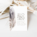 Recherche de feather baby shower invitations Bébé