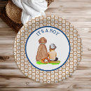 Search for baseball baby shower plates It's a boy