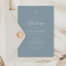 Search for blue cross christening invitations Elegant
