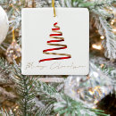 Search for red and gold ornaments Minimalist