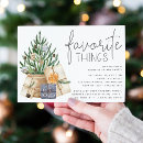 Search for favourite things invitations Elegant