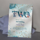 Recherche de dolphin party invitations Bleu