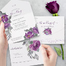 Search for lavender and green wedding invitations For her