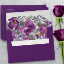 Search for purple wedding envelopes Watercolor