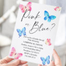 Search for butterfly gender reveal invitations Butterflies
