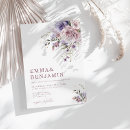 Search for purple lavender gold wedding invitations Modern