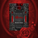 Search for dark romantic wedding invitations Gothic
