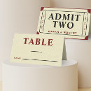 Search for ticket place cards Vintage