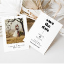 Search for retro save the dates Black and white