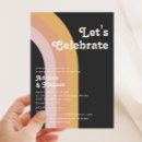 Recherche de orange fiançailles invitations Bride