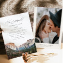 Recherche de destination elopement wedding invitations Couple