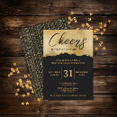 Search for cheers to the new year invitations Glitter